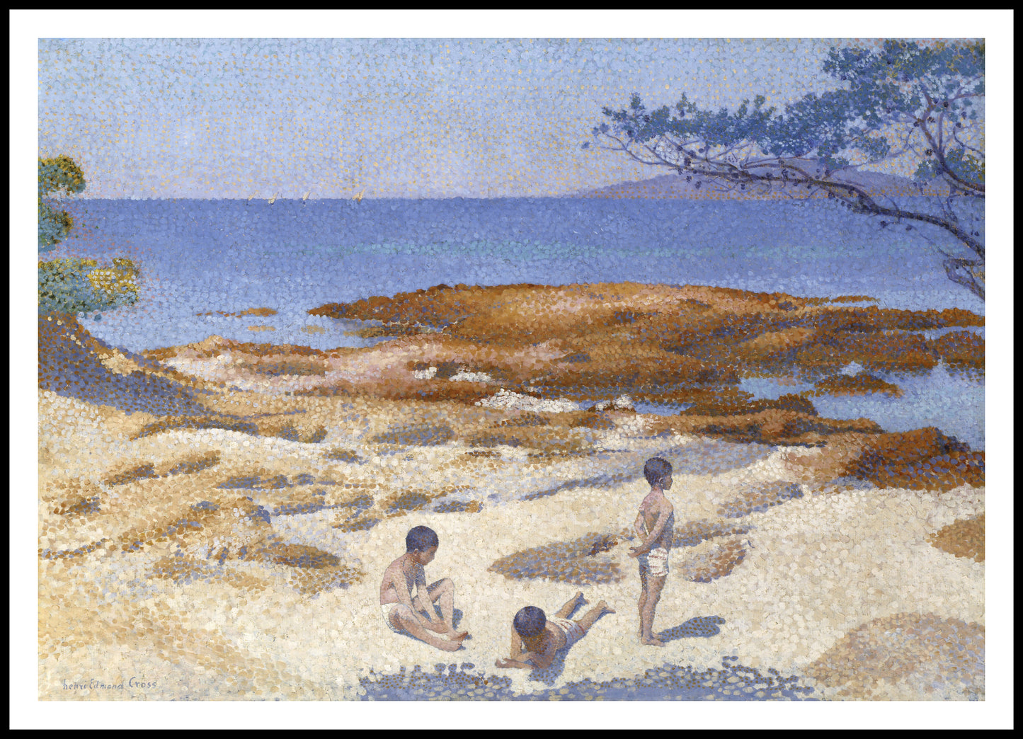 Plakat Beach at Cabasson, Henri-Edmond Cross do Salonu