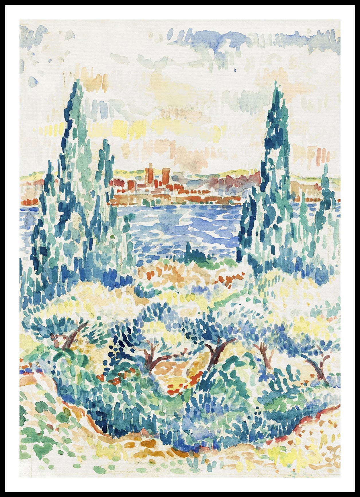 Plakat Antibes, Henri-Edmond Cross Vintage do Salonu