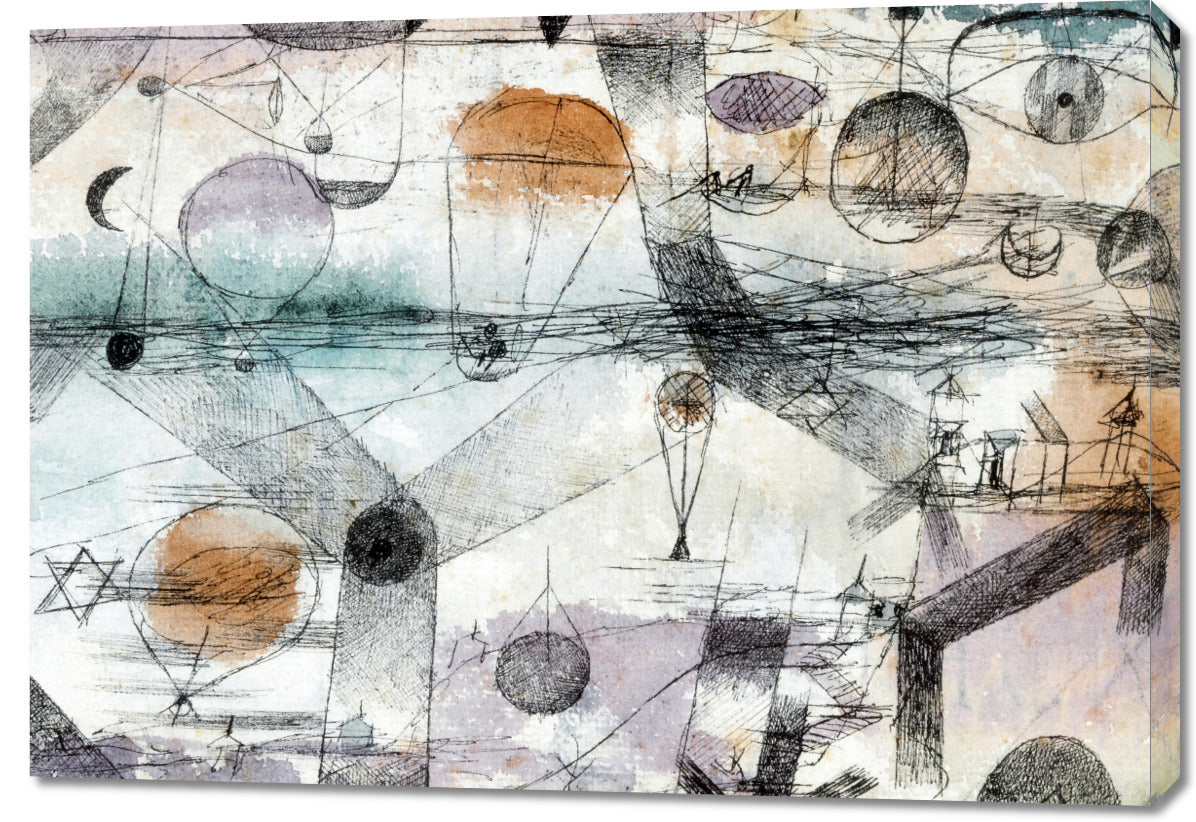 Obraz In The Realm Of Air, Paul Klee Vintage do Salonu
