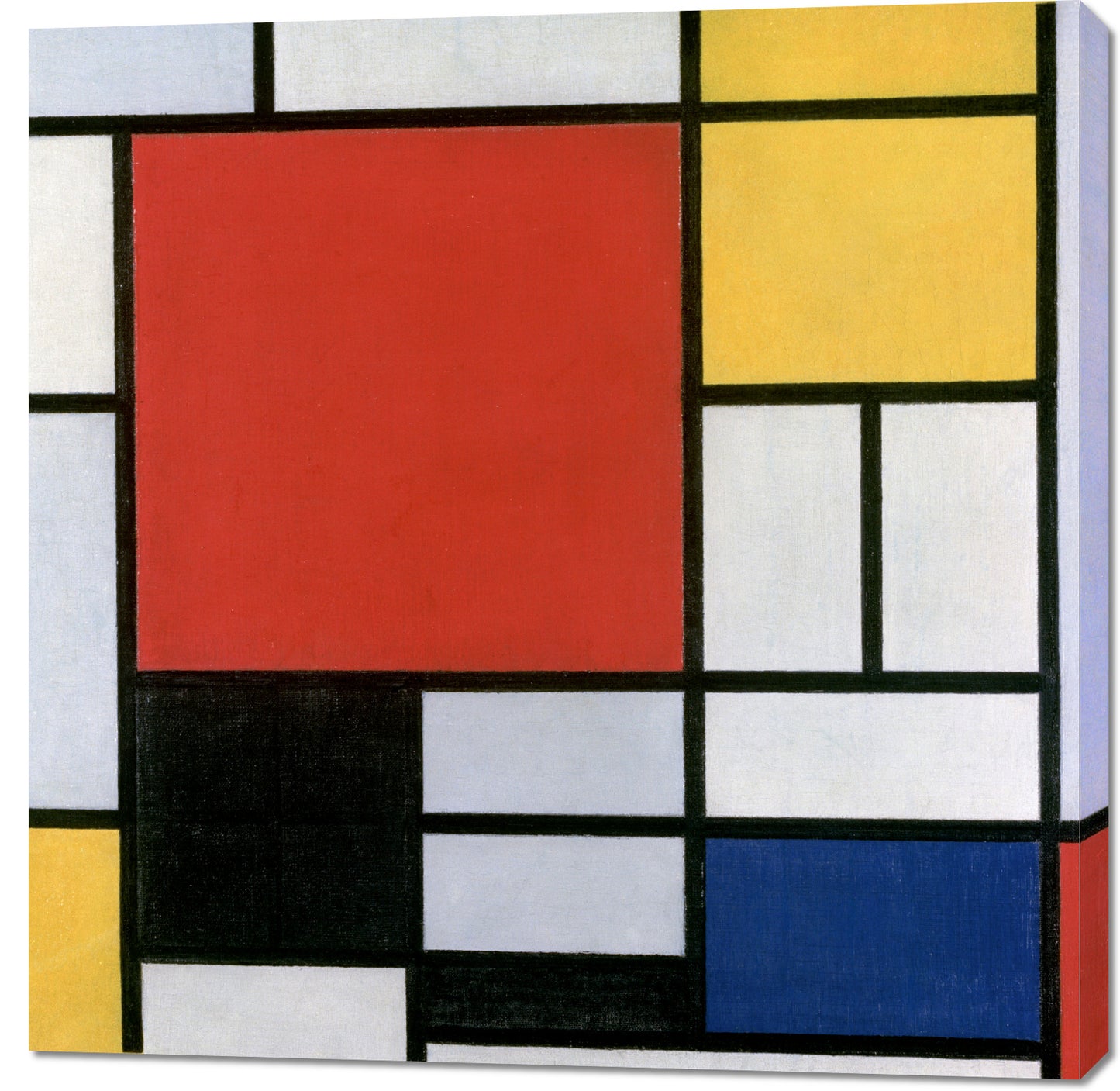 Obraz Red, Yellow, Blue, and Black, Piet Mondrian