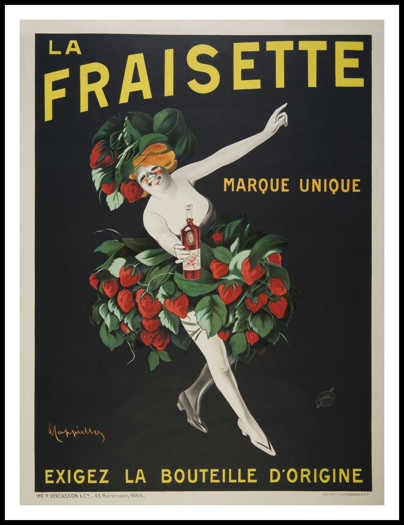 Plakat The Fraisette, Cappiello Vintage do Salonu
