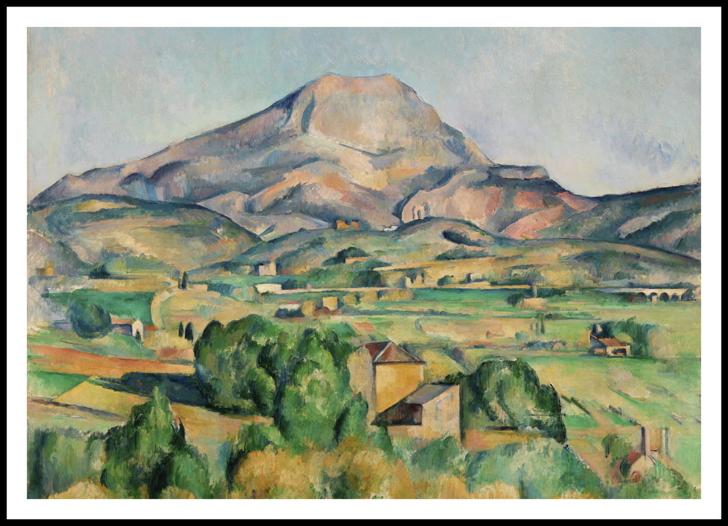 Plakat Mont Sainte-Victoire, Paul Cezanne Vintage do Salonu