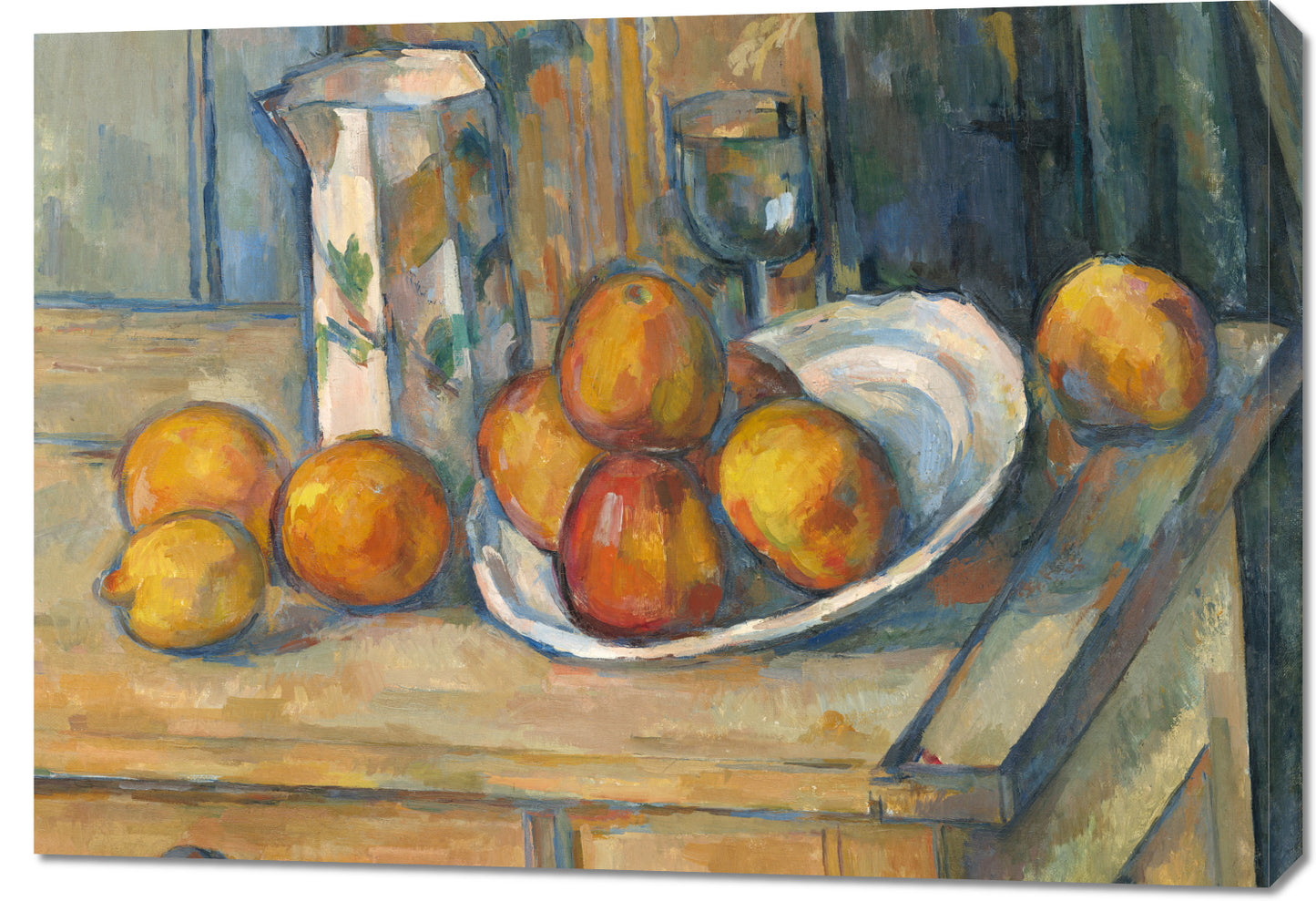 Obraz Still Life with Milk Jug and Fruit, Paul Cezanne