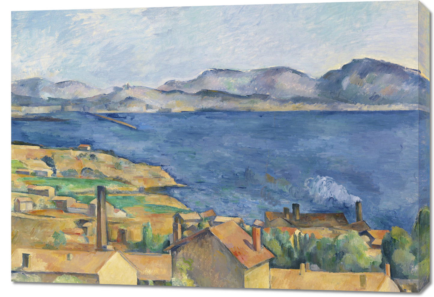 Obraz The Bay of Marseille, Paul Cezanne Vintage Salon