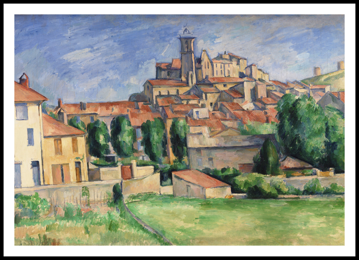 Plakat Gardanne, Paul Cezanne Vintage do Salonu