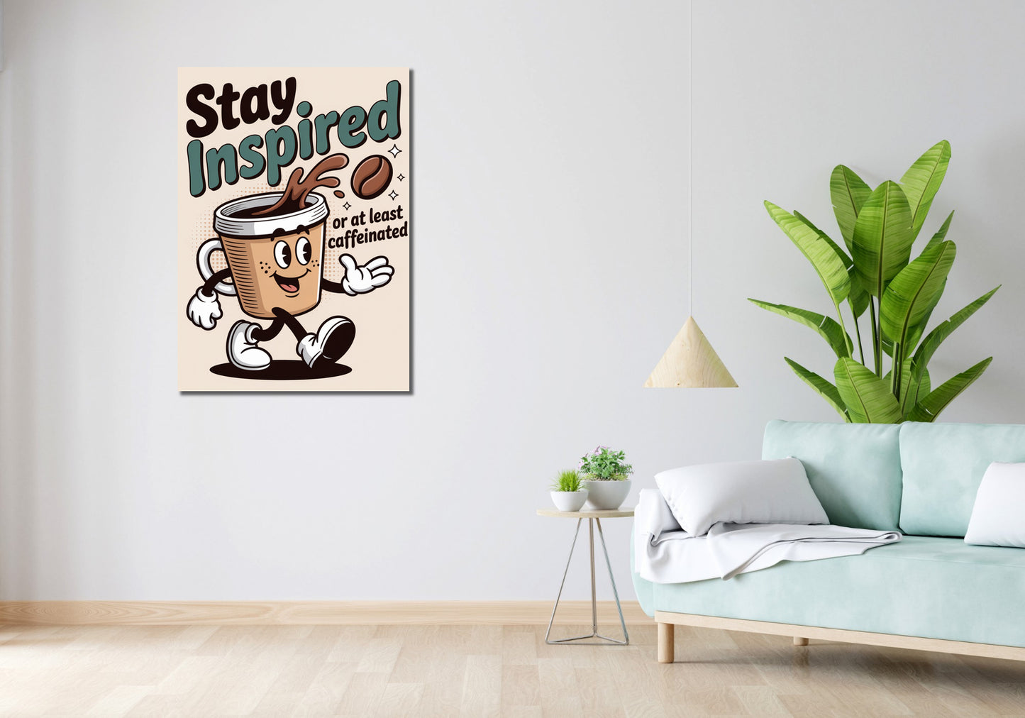 Obraz Motywacyjny Afirmacja Retro Vintage Do Salonu Stay Inspired