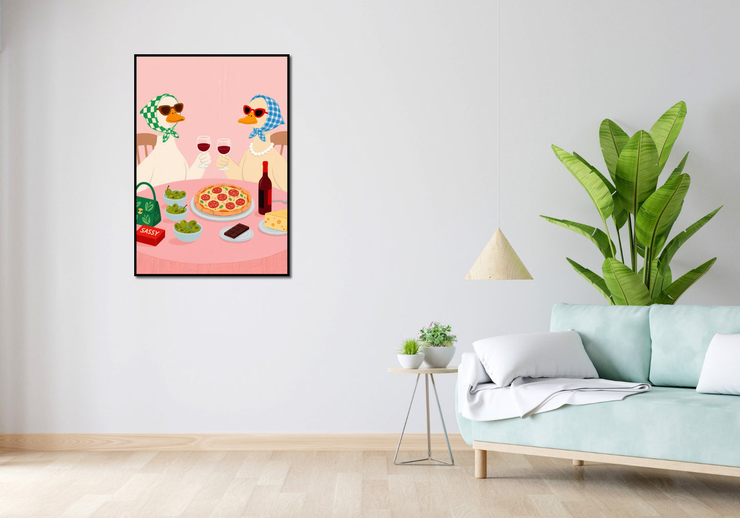 Plakat Motywacyjny Afirmacja Retro Vintage Do Salonu Kaczuchy