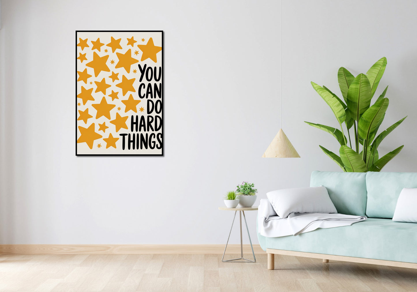 Plakat Motywacyjny Afirmacja Retro Vintage Do Salonu You Can Do