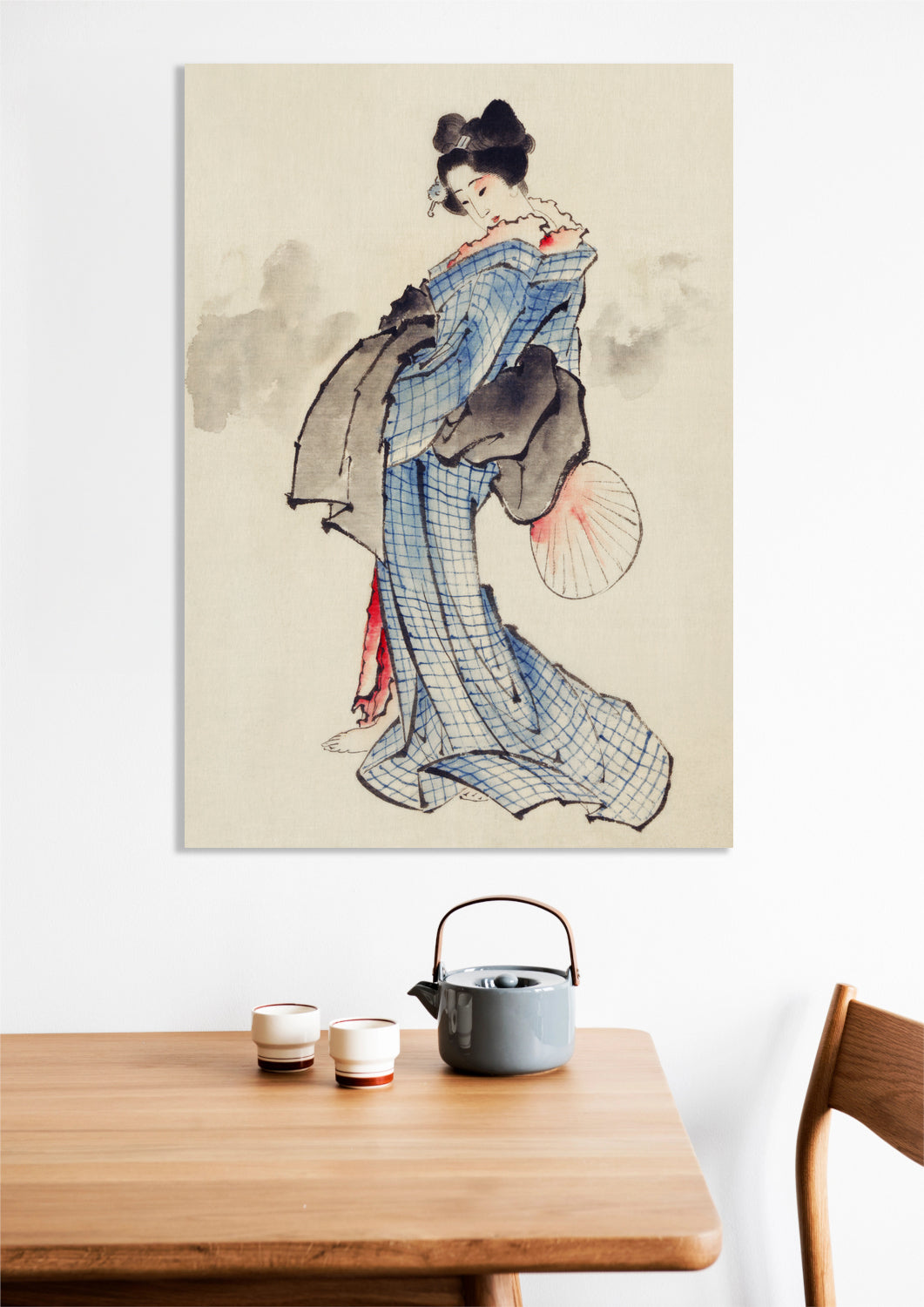 Obraz  Gejsza Katsushika Hokusai Japoński Vintage do Salonu