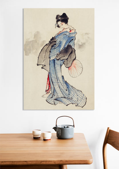 Obraz  Gejsza Katsushika Hokusai Japoński Vintage do Salonu