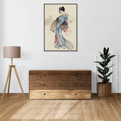 Plakat  Gejsza Katsushika Hokusai Japoński Vintage do Salonu