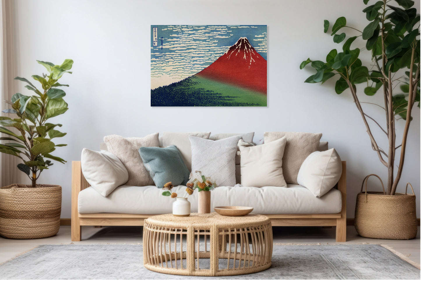 Obraz  Fine Wind, Clear Morning Katsushika Hokusai Vintage do Salonu