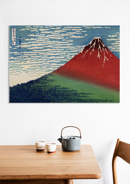 Obraz  Fine Wind, Clear Morning Katsushika Hokusai Vintage do Salonu