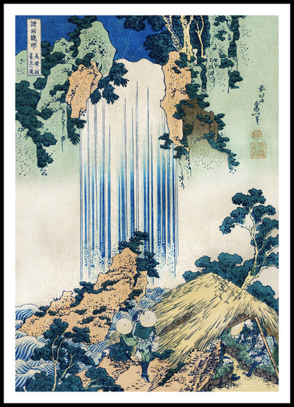Plakat  Yoro Waterfall in Mino Province Katsushika Hokusai do Salonu