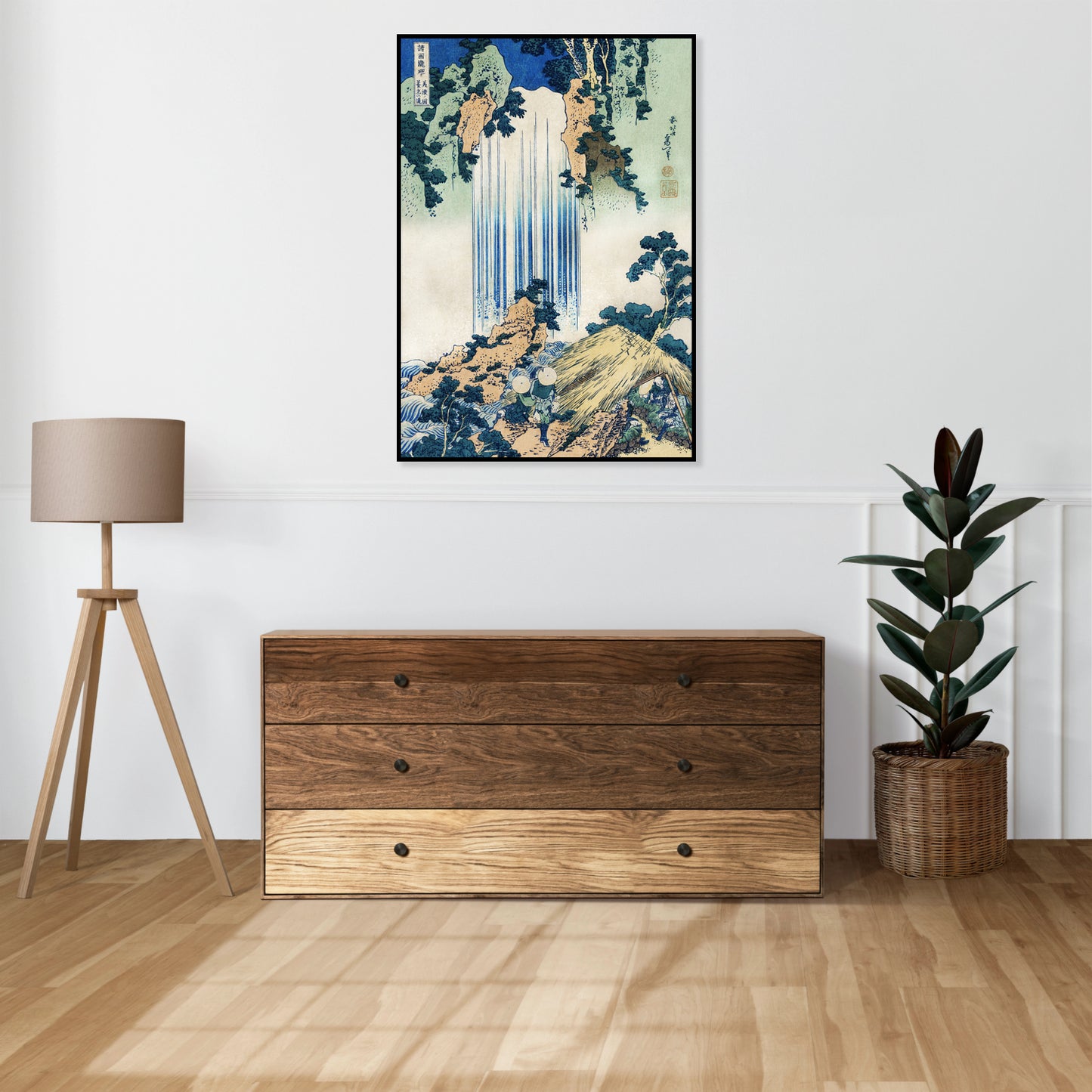 Plakat  Yoro Waterfall in Mino Province Katsushika Hokusai do Salonu