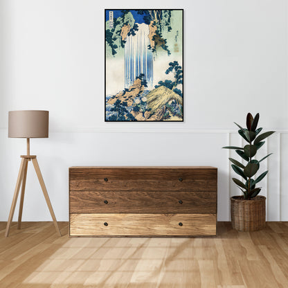 Plakat  Yoro Waterfall in Mino Province Katsushika Hokusai do Salonu