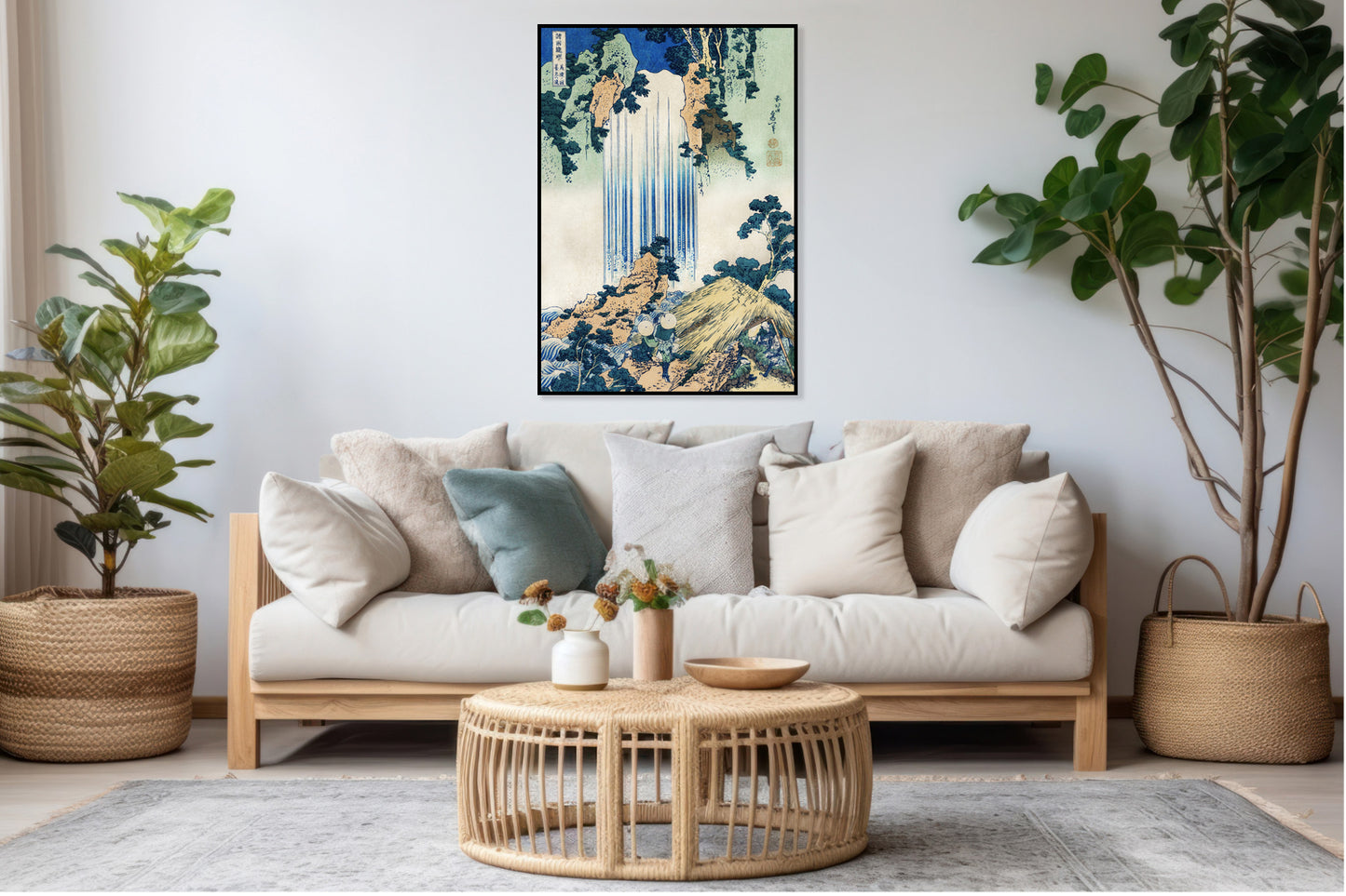 Plakat  Yoro Waterfall in Mino Province Katsushika Hokusai do Salonu
