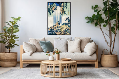 Plakat  Yoro Waterfall in Mino Province Katsushika Hokusai do Salonu