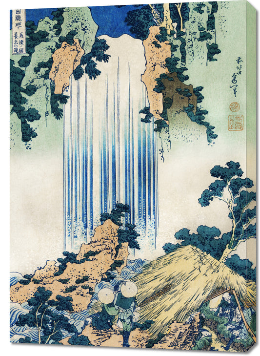Obraz  Yoro Waterfall in Mino Province Katsushika Hokusai do Salonu