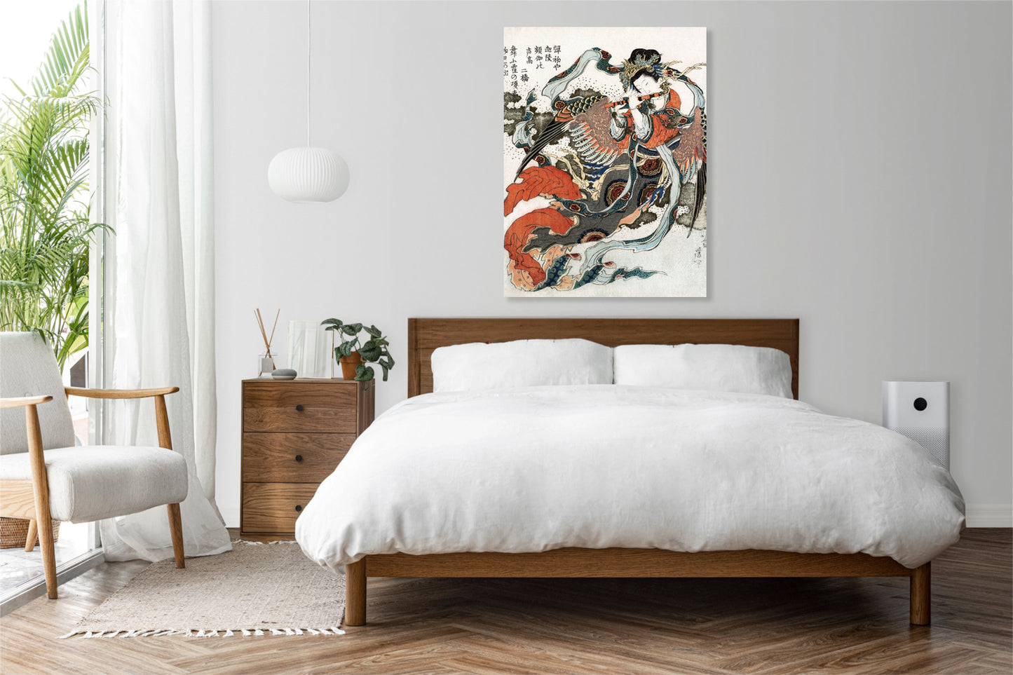 Obraz  Japońska Kobieta Katsushika Hokusai Vintage do Salonu