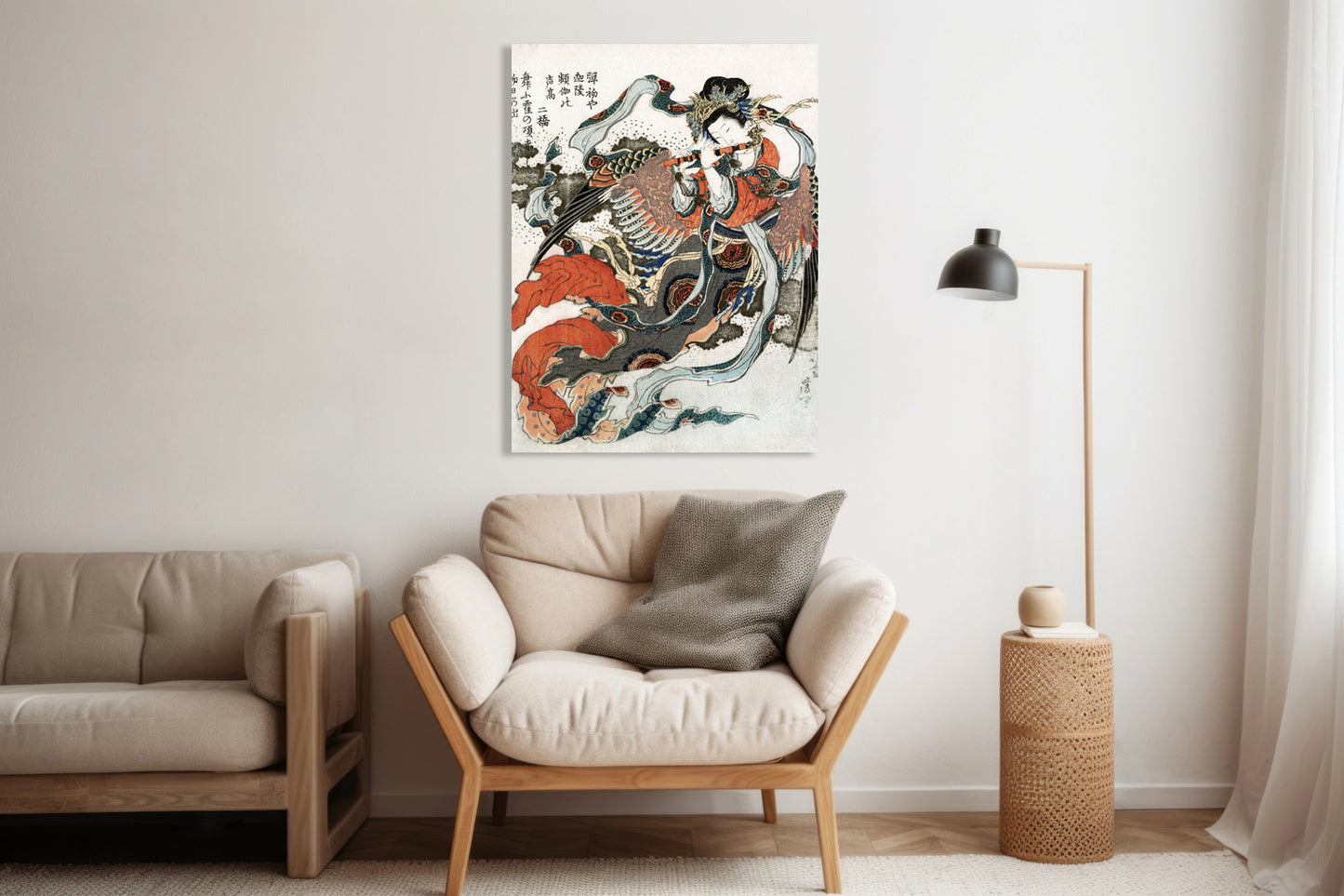 Obraz  Japońska Kobieta Katsushika Hokusai Vintage do Salonu