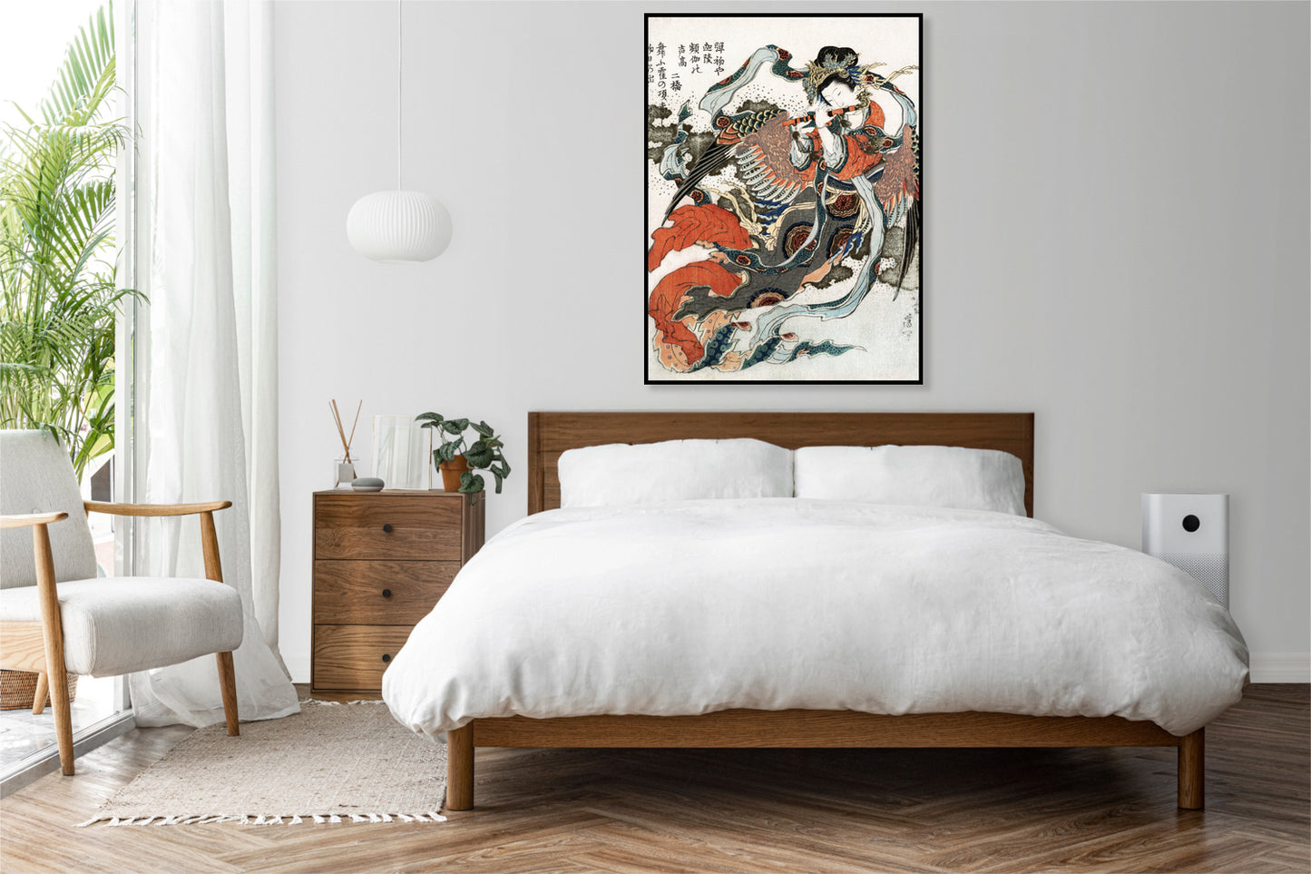 Plakat  Japońska Kobieta Katsushika Hokusai Vintage do Salonu