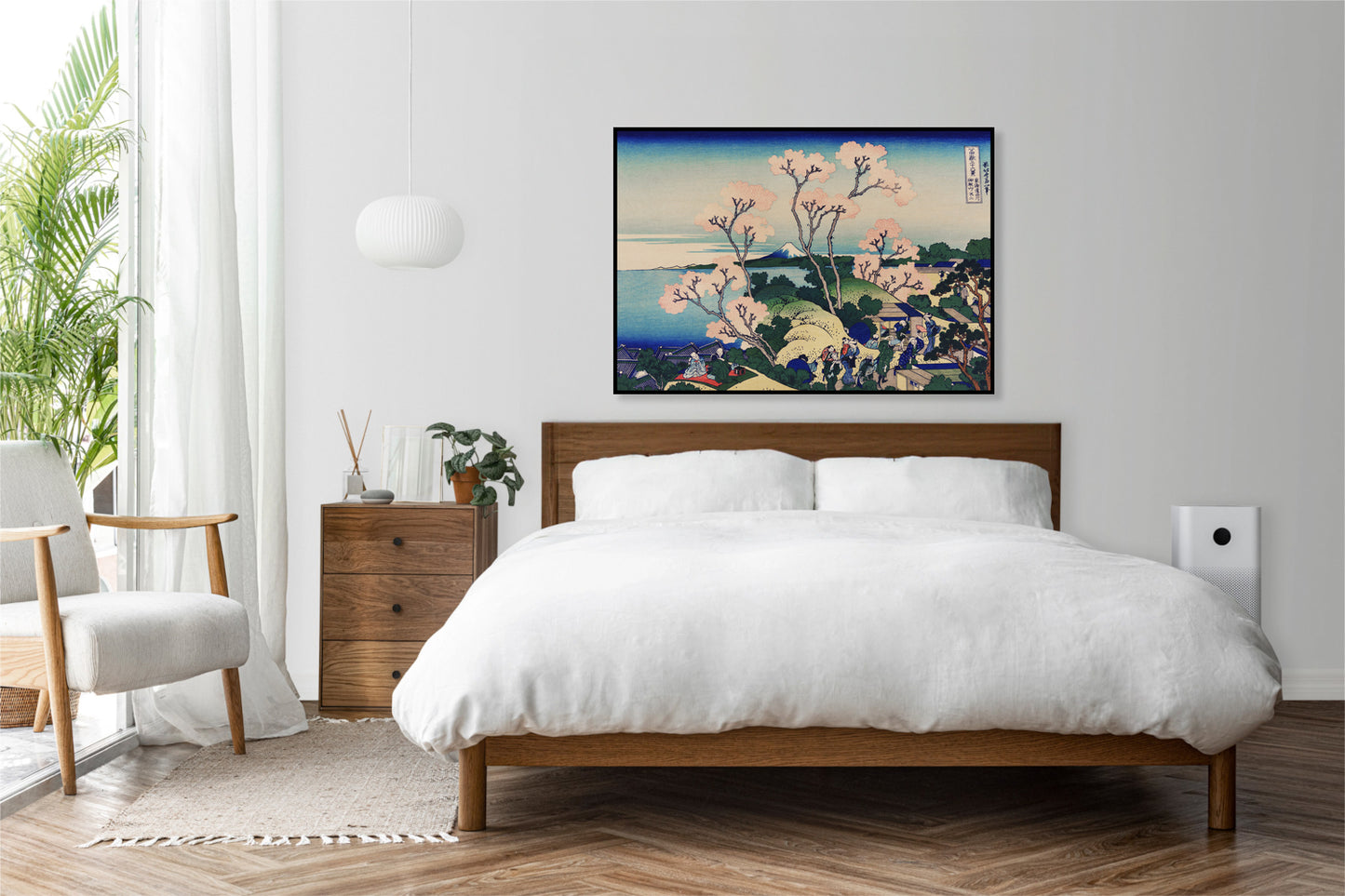 Plakat  Goten-Yama Hill, Hokusai Japoński Vintage do Salonu