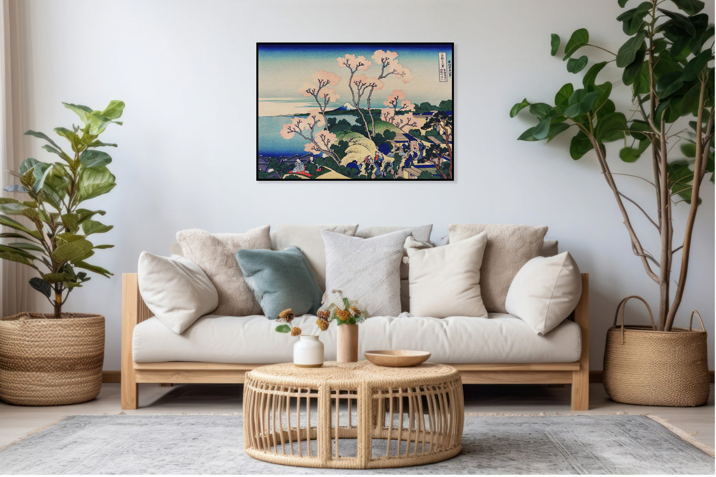 Plakat  Goten-Yama Hill, Hokusai Japoński Vintage do Salonu