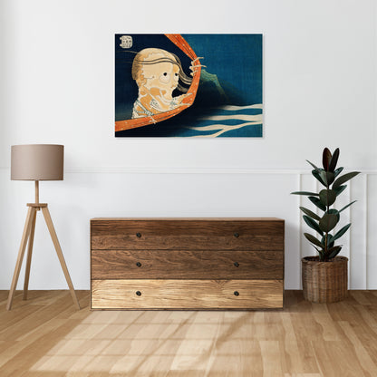 Obraz  Kohala Koheiji, Hokusai Japoński Vintage do Salonu
