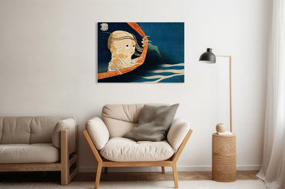 Obraz  Kohala Koheiji, Hokusai Japoński Vintage do Salonu