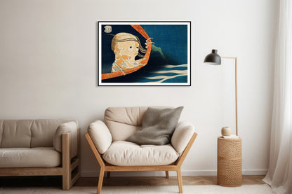 Plakat  Kohala Koheiji, Hokusai Japoński Vintage do Salonu