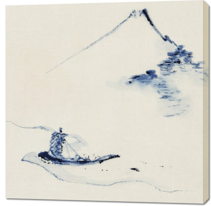 Obraz  A Person in a Small Boat, Hokusai Vintage do Salonu