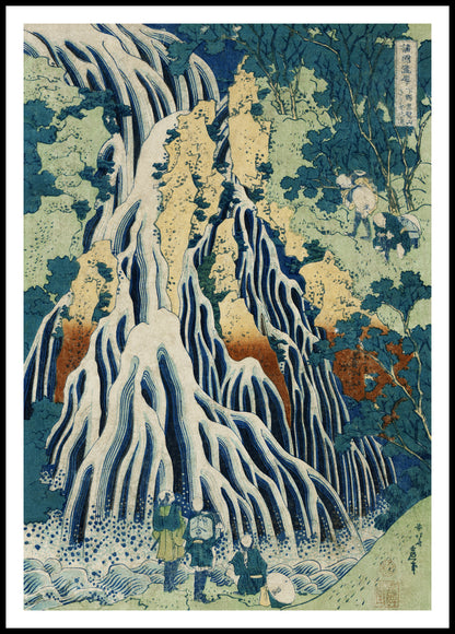 Plakat  Shimotsuke Kurokami-Yama Kurifuri, Hokusai Vintage do Salonu
