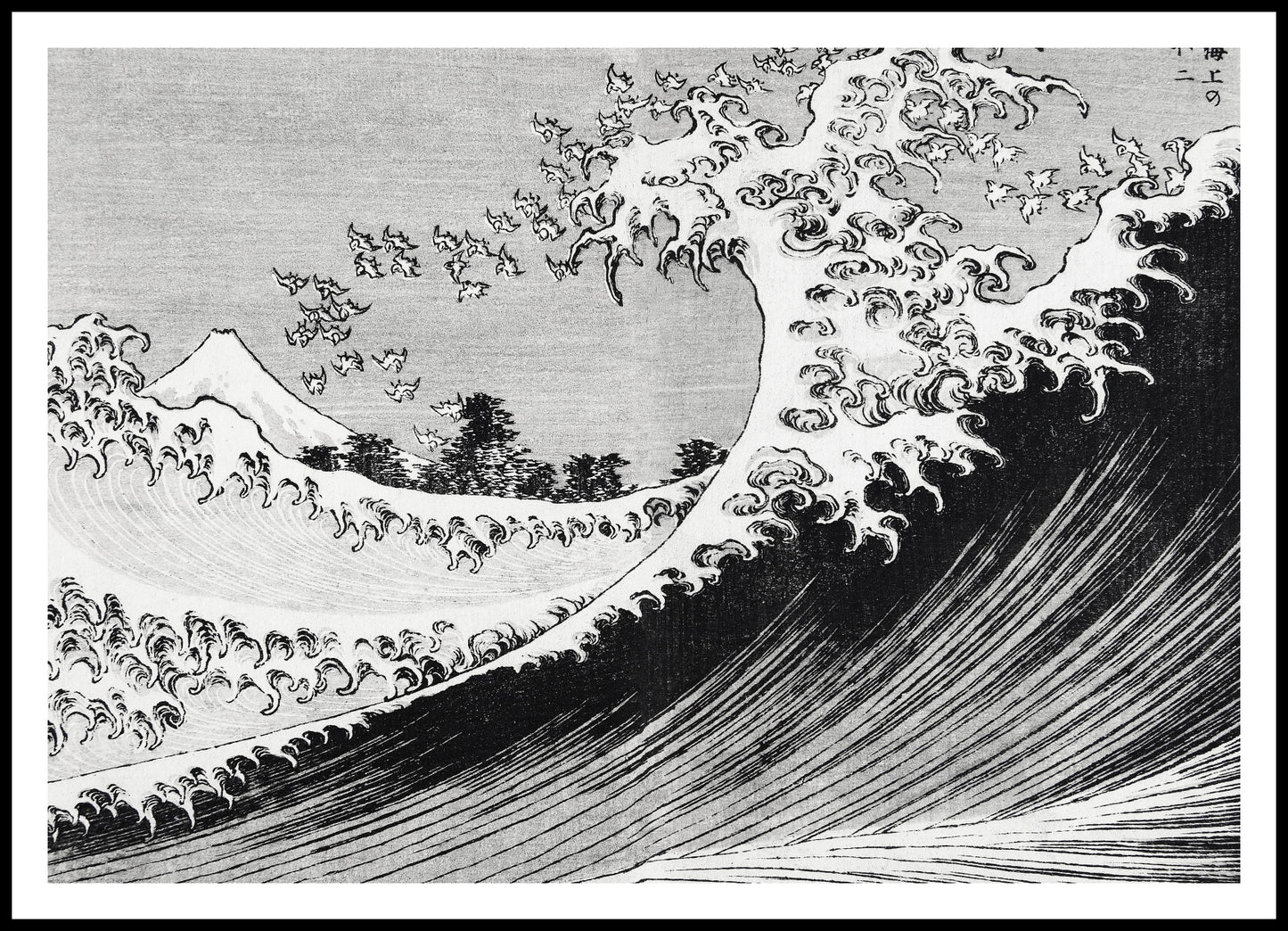 Plakat  One Hundred Views of Mount Fuji, Hokusai Vintage do Salonu