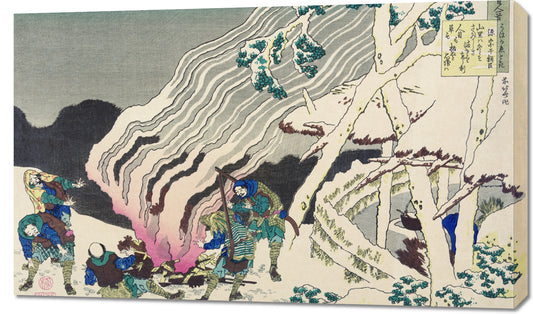 Obraz  Minamoto no Muneyuki Ason, Hokusai Japoński Vintage do Salonu
