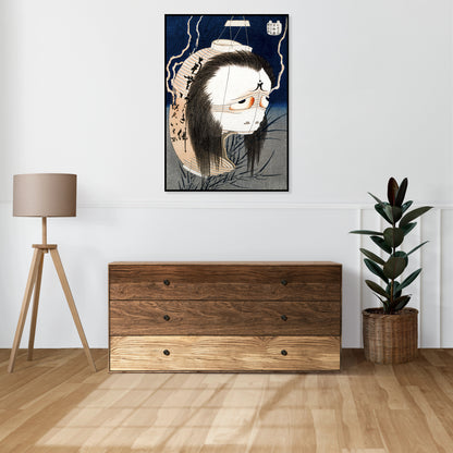Plakat  The Lantern Ghost, Iwa, Hokusai Japoński Vintage do Salonu