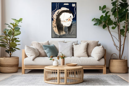Plakat  The Lantern Ghost, Iwa, Hokusai Japoński Vintage do Salonu