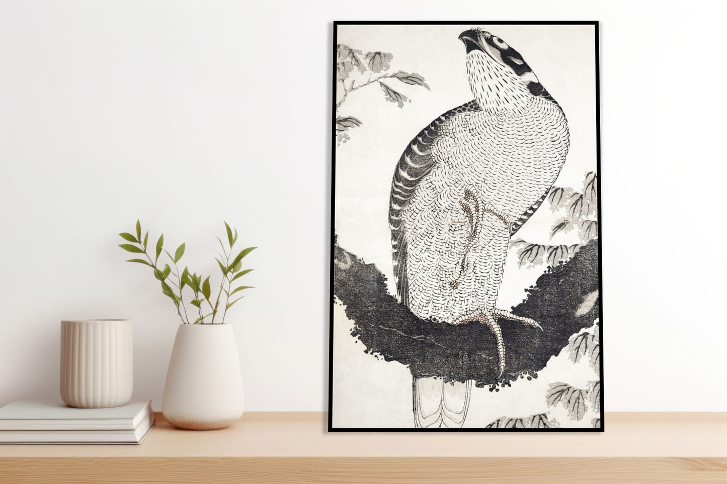 Plakat  Bird, Hokusai Japoński Vintage do Salonu