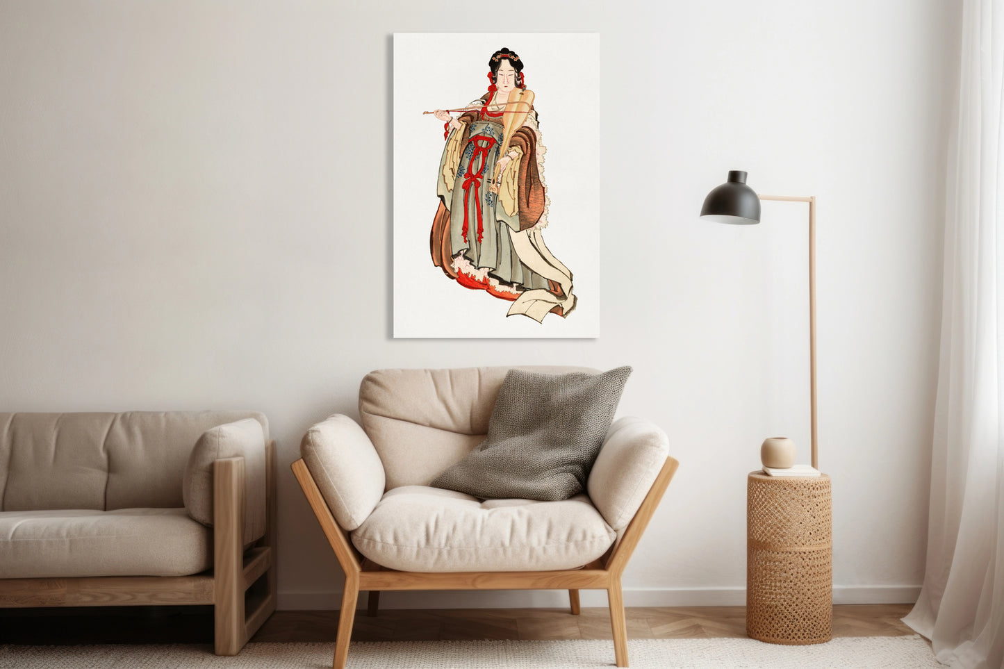 Obraz  Benten (Goddess of Love), Hokusai Japoński Vintage do Salonu