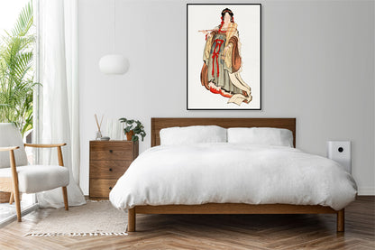 Plakat  Benten (Goddess of Love), Hokusai Japoński Vintage do Salonu
