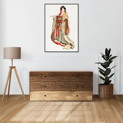 Plakat  Benten (Goddess of Love), Hokusai Japoński Vintage do Salonu