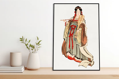 Plakat  Benten (Goddess of Love), Hokusai Japoński Vintage do Salonu