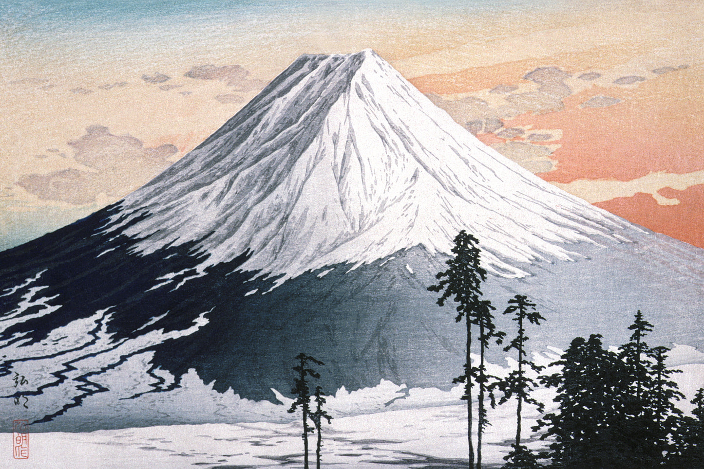 Plakat  Katsuyama Neighborhood, Takahashi Japoński Vintage do Salonu