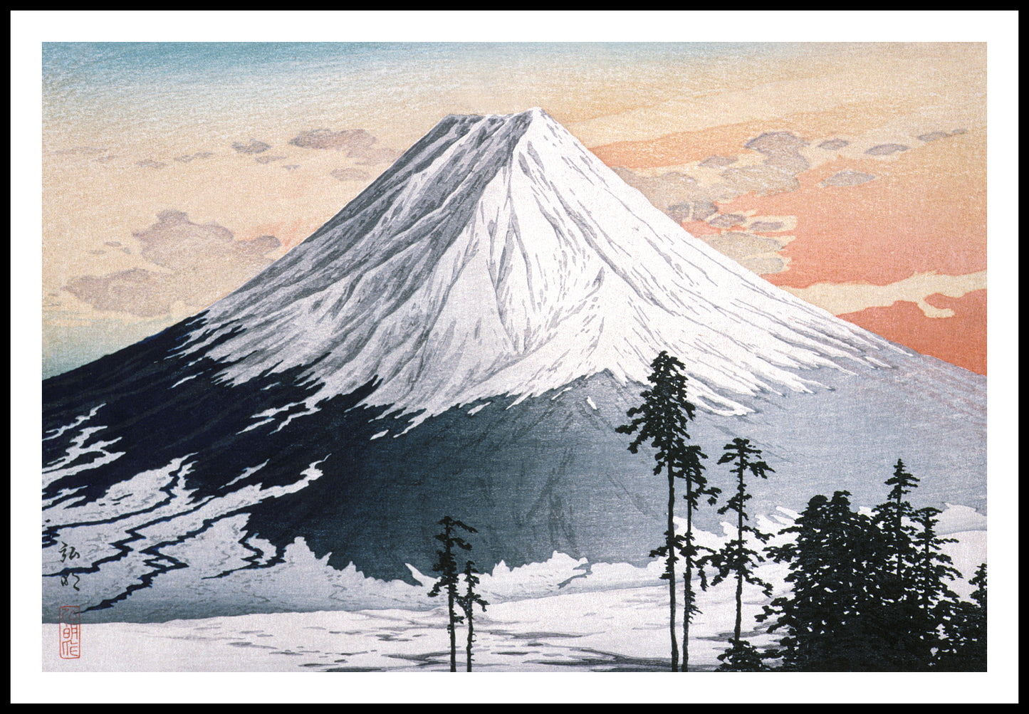 Plakat  Katsuyama Neighborhood, Takahashi Japoński Vintage do Salonu
