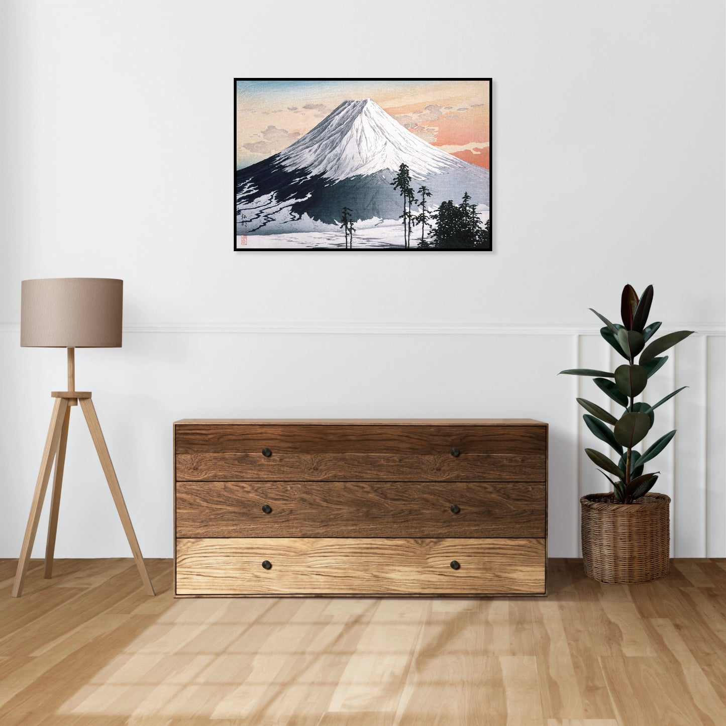 Plakat  Katsuyama Neighborhood, Takahashi Japoński Vintage do Salonu