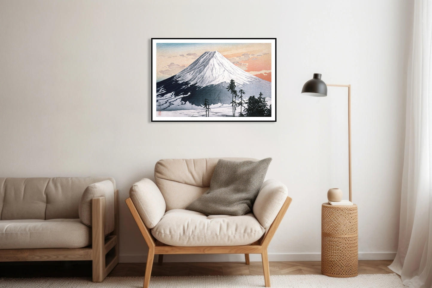 Plakat  Katsuyama Neighborhood, Takahashi Japoński Vintage do Salonu