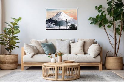 Plakat  Katsuyama Neighborhood, Takahashi Japoński Vintage do Salonu