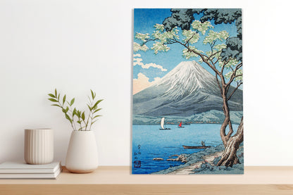 Obraz  Mount Fuji from Lake Yamanaka, Takahashi Japoński Vintage