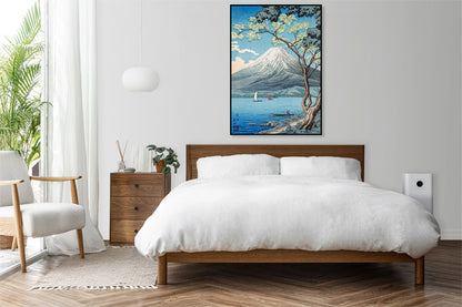 Plakat  Mount Fuji from Lake Yamanaka, Takahashi Japoński Vintage