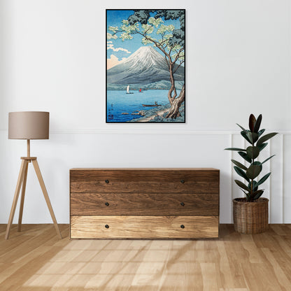 Plakat  Mount Fuji from Lake Yamanaka, Takahashi Japoński Vintage